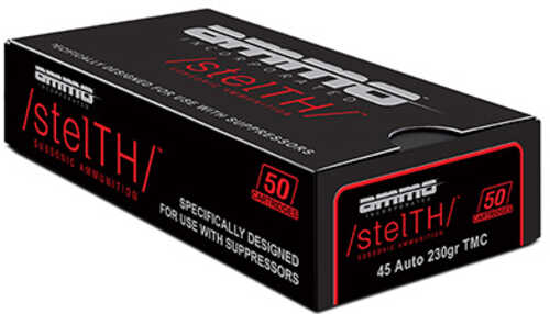 45 ACP 230 Grain Total Metal Jacket 50 Rounds Ammo Inc Ammunition